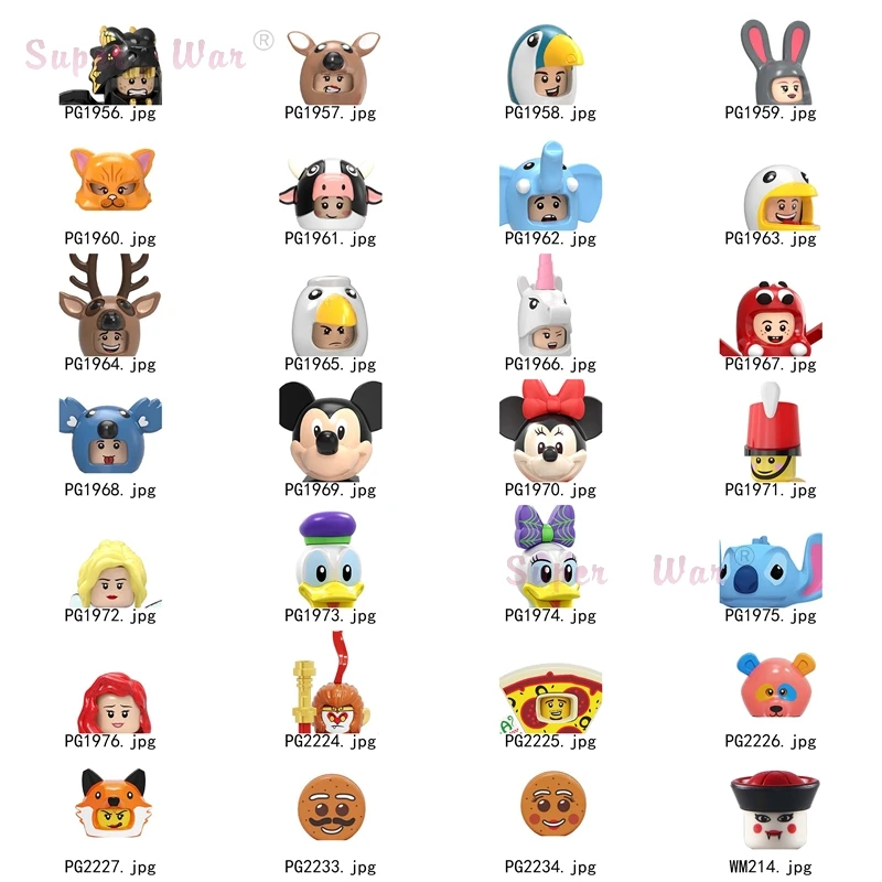 Одиночная модель, фигурки пиццы, оленя, аксессуары для головы, строительные блоки, игрушки для серии 073
Одиночная модель, фигурки пиццы, оленя, аксессуары для головы, строительные блоки, игрушки для серии 073