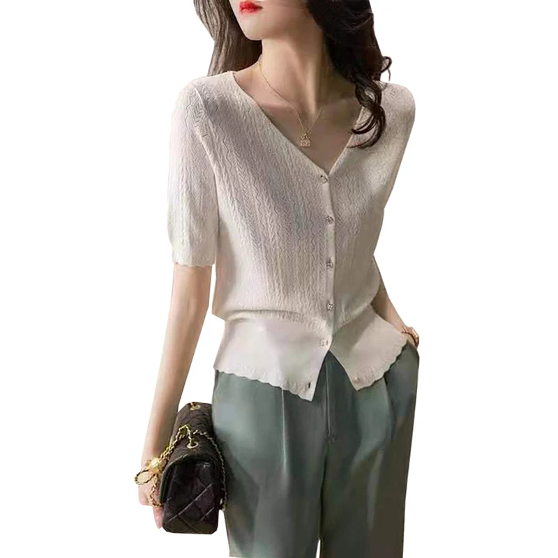 2021 New Summer women's Cardigan sweater Knit Top slim slimming Sexy summer Thin style Cardigan Sweater women
2021 New Summer women's Cardigan sweater Knit Top slim slimming Sexy summer Thin style Cardigan Sweater women