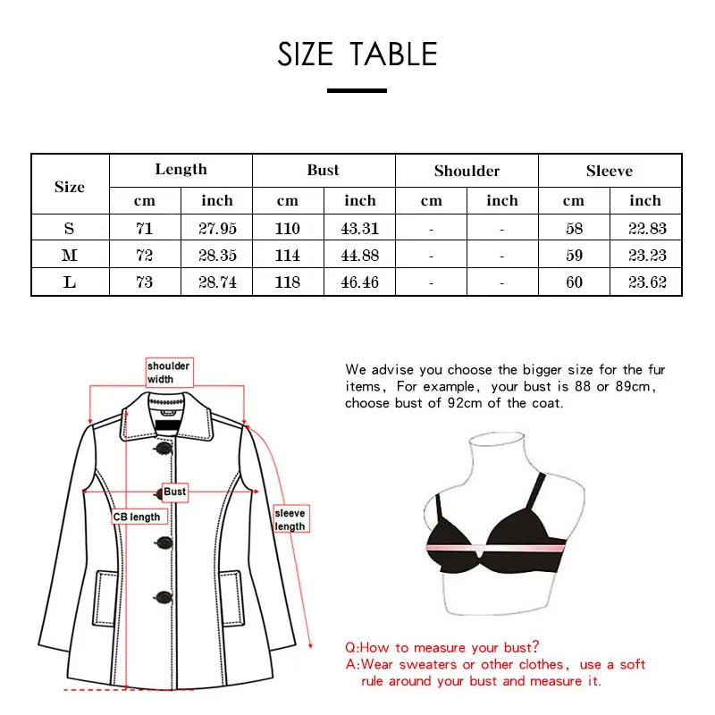 Aorice Women's Winter Warm 30% Wool Fur Jacket Coat Lady Girl Jackets Over Size Parkas B181169
Aorice Women's Winter Warm 30% Wool Fur Jacket Coat Lady Girl Jackets Over Size Parkas B181169