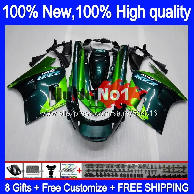 ZX-11R For KAWASAKI ZZR 1100 ZZR-1100 ZX11R 90 91 92 93 54MC.13 ZX-11 ZZR1100 ZX11 R ZX 11R 1990 1991 1992 Fairing New green
ZX-11R For KAWASAKI ZZR 1100 ZZR-1100 ZX11R 90 91 92 93 54MC.13 ZX-11 ZZR1100 ZX11 R ZX 11R 1990 1991 1992 Fairing New green