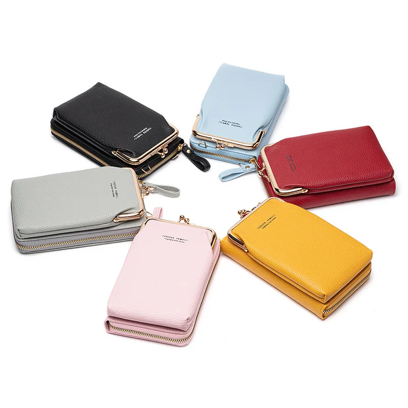 Hot Sale Women Mobile Phone Bag Solid Crossbody Bag Large Capacity PU Leather Shoulder Bags Fashion Handbags Dropshipping
Hot Sale Women Mobile Phone Bag Solid Crossbody Bag Large Capacity PU Leather Shoulder Bags Fashion Handbags Dropshipping
