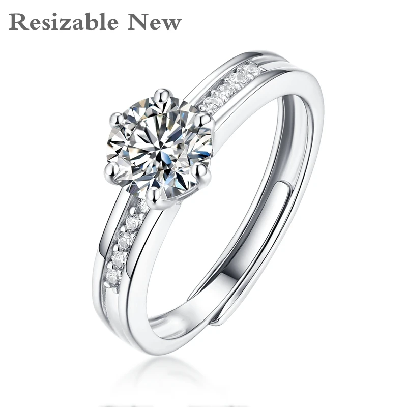 Кольца с муассансантом из стерлингового серебра 925 пробы 0.5ct/1ct, классический элегантный стиль, бриллиантовый тест, хорошее ювелирное издели...
Кольца с муассансантом из стерлингового серебра 925 пробы 0.5ct/1ct, классический элегантный стиль, бриллиантовый тест, хорошее ювелирное издели...