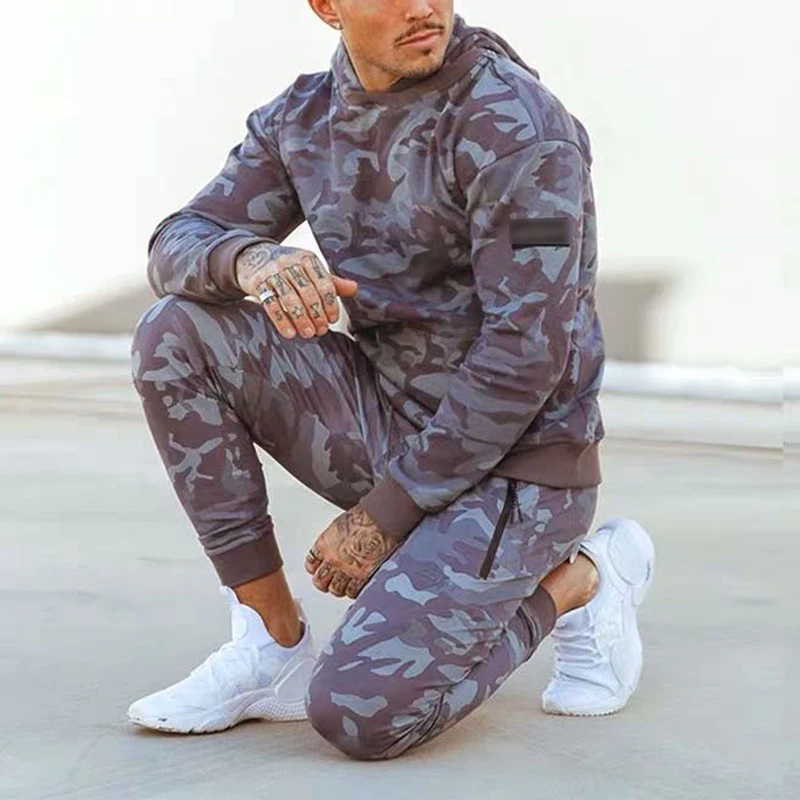 Spring and autumn men's suit gym leisure sports tight-fitting running long-sleeved camouflage fitness clothes
Spring and autumn men's suit gym leisure sports tight-fitting running long-sleeved camouflage fitness clothes