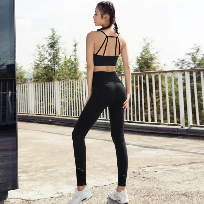 Yoga Clothing Suit Sports Running Beautiful Back Sports Bra Suit Women Stretch Tight High Waist Hip Yoga Pants Suit JSF56
Yoga Clothing Suit Sports Running Beautiful Back Sports Bra Suit Women Stretch Tight High Waist Hip Yoga Pants Suit JSF56