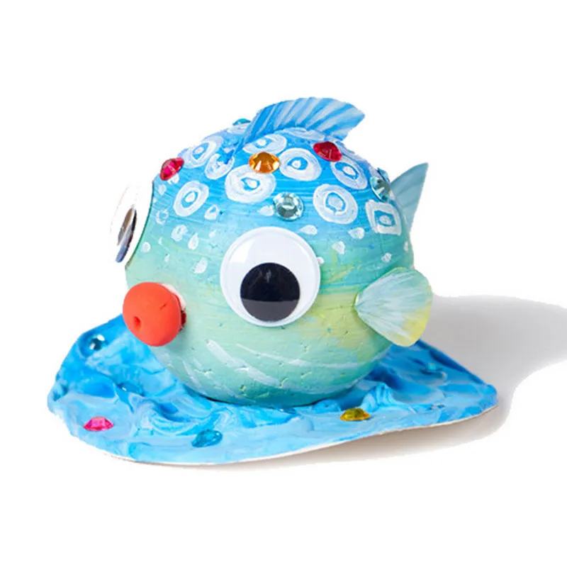 Kids DIY Handmade Bubble Fish Toys For Children Foam Ball Painting Drawing Set Kindergarten Art Kids Craft Educational Toys Gift
Kids DIY Handmade Bubble Fish Toys For Children Foam Ball Painting Drawing Set Kindergarten Art Kids Craft Educational Toys Gift