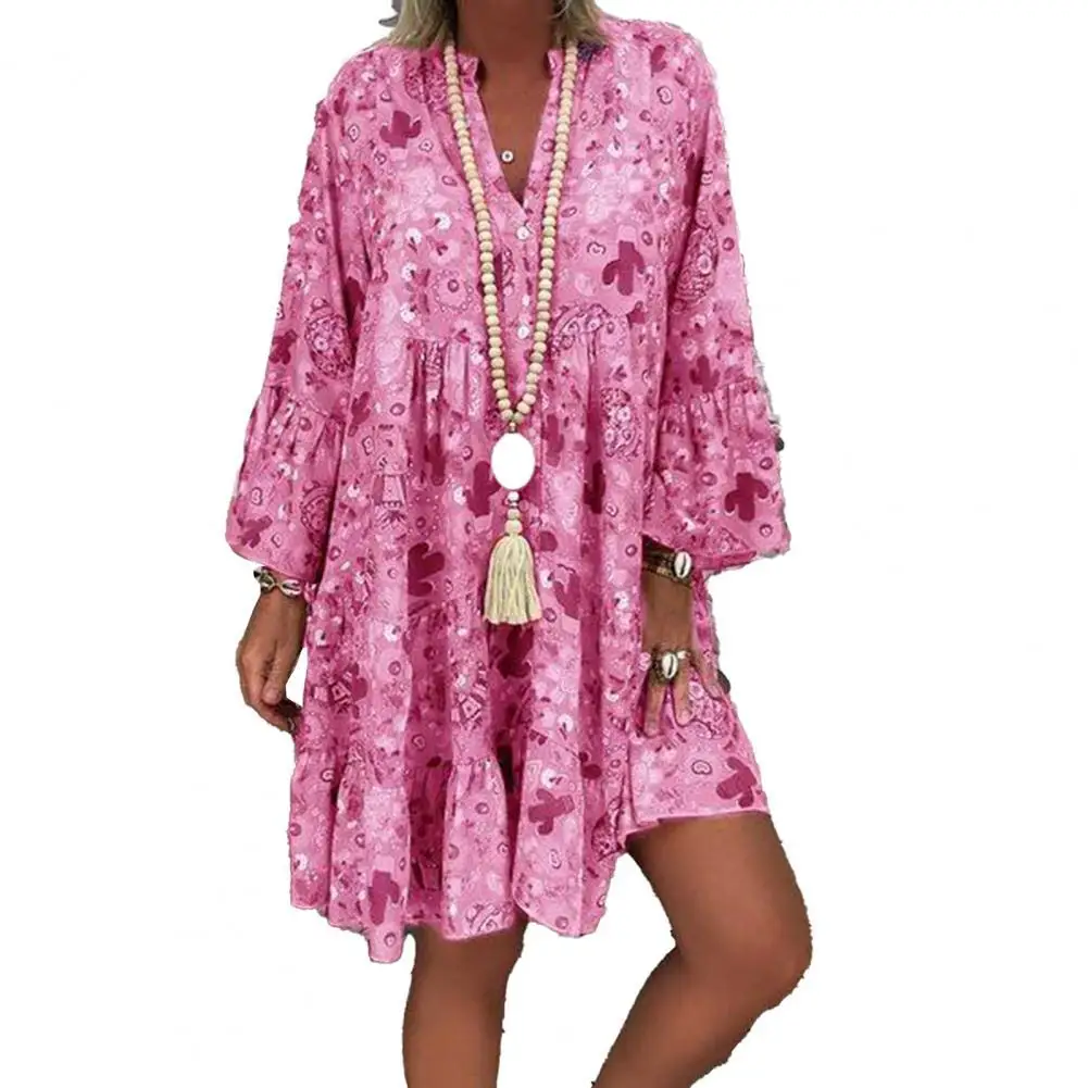 Mini Dress Cactus Print Ruffled Women V Neck Long Sleeve Buttons Dress for Beach Summer Women's Clothing 2021 платье летнее
Mini Dress Cactus Print Ruffled Women V Neck Long Sleeve Buttons Dress for Beach Summer Women's Clothing 2021 платье летнее