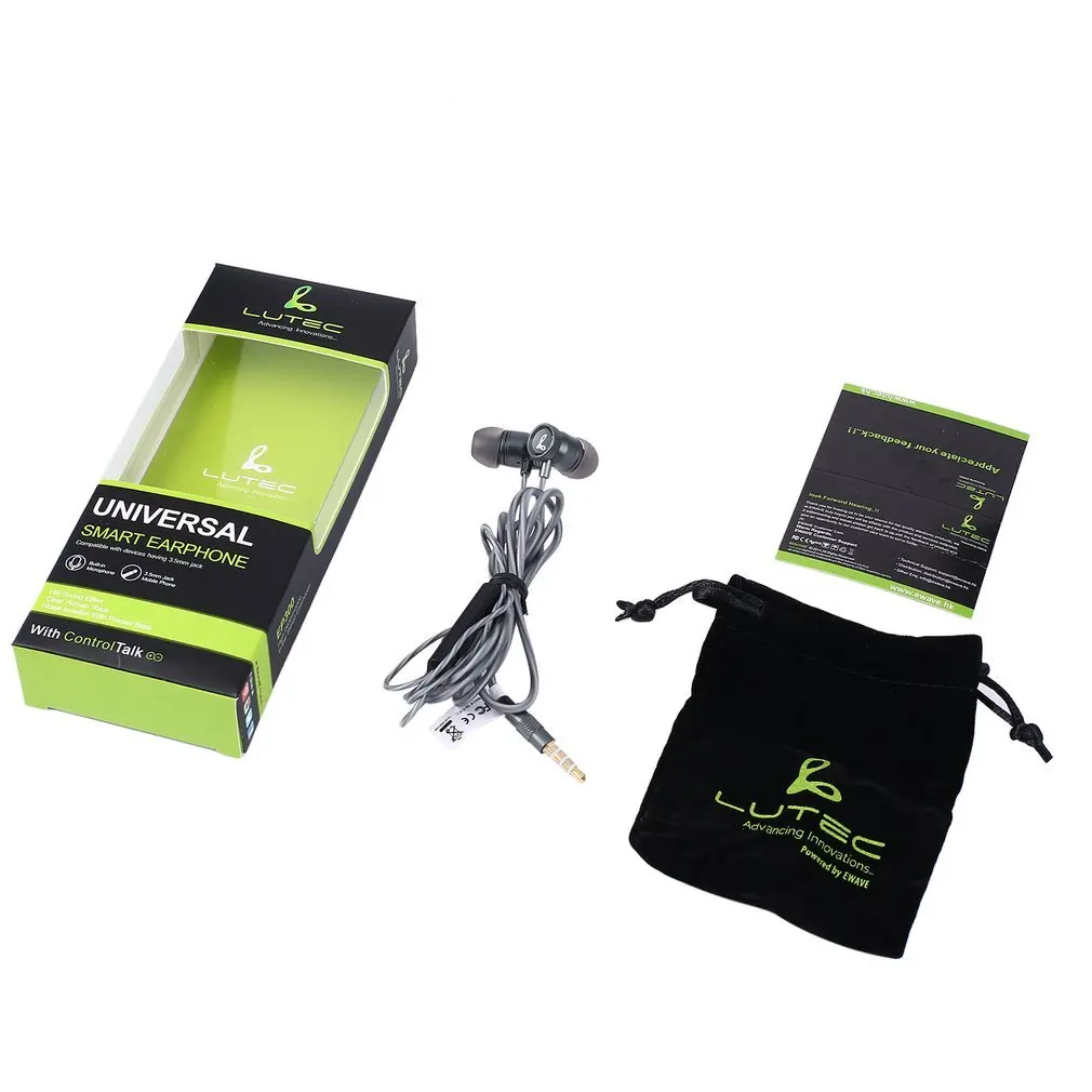 LUTEC High Performance In-ear Stereo Earphones with Built-in Microphone 3.5mm Universal Bass Handsfree Sport Music Earbuds
LUTEC High Performance In-ear Stereo Earphones with Built-in Microphone 3.5mm Universal Bass Handsfree Sport Music Earbuds