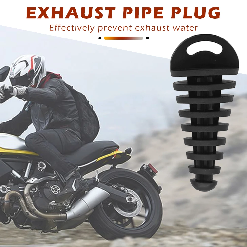 1PC Motorcycle Wash Plug Exhaust Pipe Motocross Tailpipe PVC Air-bleeder Silencer Muffler Protector | Автомобили и мотоциклы