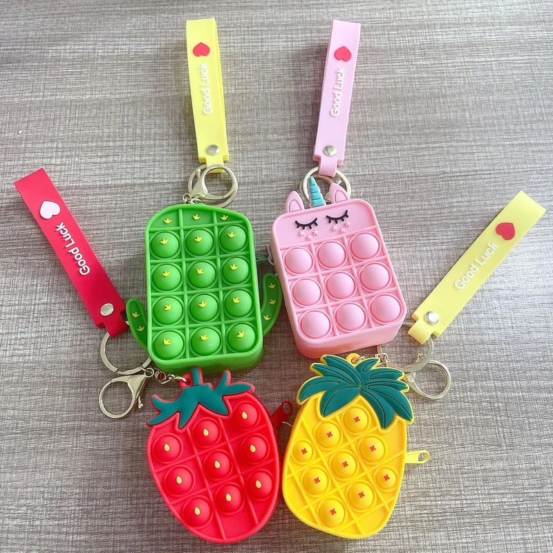 Coin Purse Wallet Ladies Bag Rainbow Unicorn Handbag Silica Fidget Toy Push Bubble Purse Wallet for Girls Birthday Gift
Coin Purse Wallet Ladies Bag Rainbow Unicorn Handbag Silica Fidget Toy Push Bubble Purse Wallet for Girls Birthday Gift