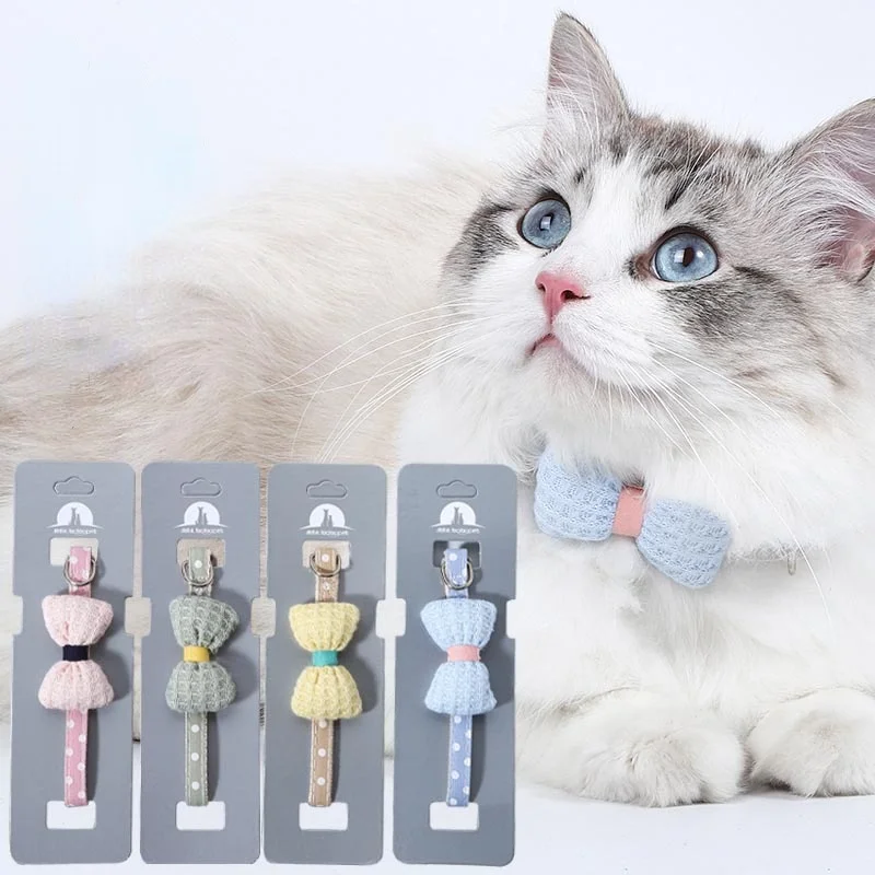 1PCS New Gentleman Cotton-filled Series Cat Collars New Summer Polka Dot Bowknot Collars Cat Supplies
1PCS New Gentleman Cotton-filled Series Cat Collars New Summer Polka Dot Bowknot Collars Cat Supplies