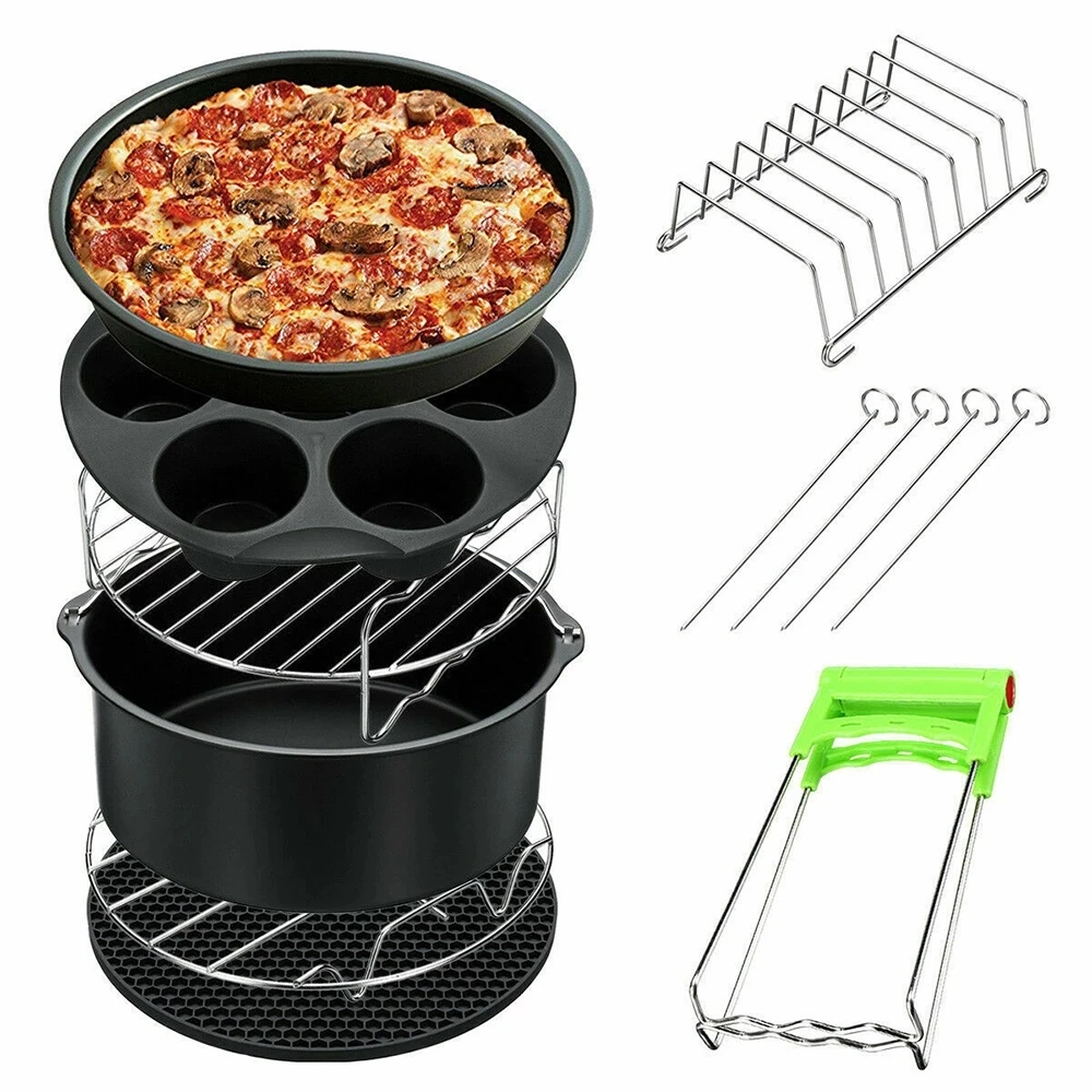 8pcs/set 7 Inch / 8 Inch Air Fryer Accessories for Gowise Phillips Cozyna and Secura Fit all Airfryer 3.73.7 4.2 5.3 5.8QT
8pcs/set 7 Inch / 8 Inch Air Fryer Accessories for Gowise Phillips Cozyna and Secura Fit all Airfryer 3.73.7 4.2 5.3 5.8QT