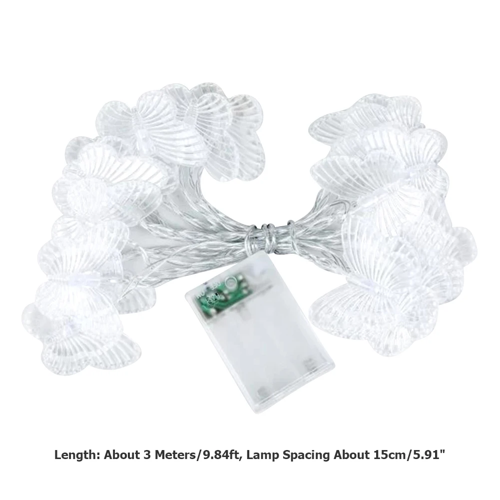 3 Meters 20 LED Butterfly String Light Battery Operated Garland Fairy Lamp for Bedroom Garden Christmas Wedding Party Decoration
3 Meters 20 LED Butterfly String Light Battery Operated Garland Fairy Lamp for Bedroom Garden Christmas Wedding Party Decoration