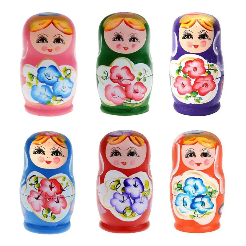 Novelty Russian Nesting Wooden Matryoshka Doll Set Hand Painted Decor Russian Nesting Dolls Baby Toys Girls Doll 2020 hot sale
Novelty Russian Nesting Wooden Matryoshka Doll Set Hand Painted Decor Russian Nesting Dolls Baby Toys Girls Doll 2020 hot sale