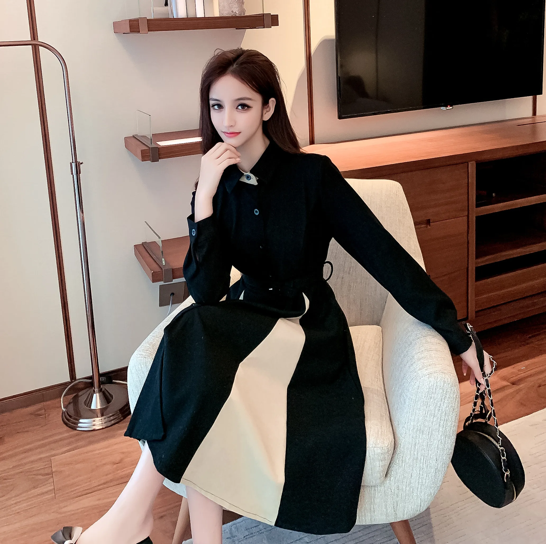 Platycodon Grandiflorum French Dress Women's 2021 Spring New Mid-Length Waist-Controlled Slimming Long Sleeve Large Swing
Platycodon Grandiflorum French Dress Women's 2021 Spring New Mid-Length Waist-Controlled Slimming Long Sleeve Large Swing