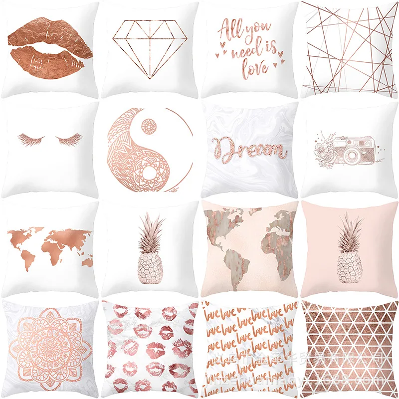 2021 New Hot Pink Gold Home Decor Pillow Case Square Decorative Living Room Cushion Cover Car Chair Fast shipping
2021 New Hot Pink Gold Home Decor Pillow Case Square Decorative Living Room Cushion Cover Car Chair Fast shipping
