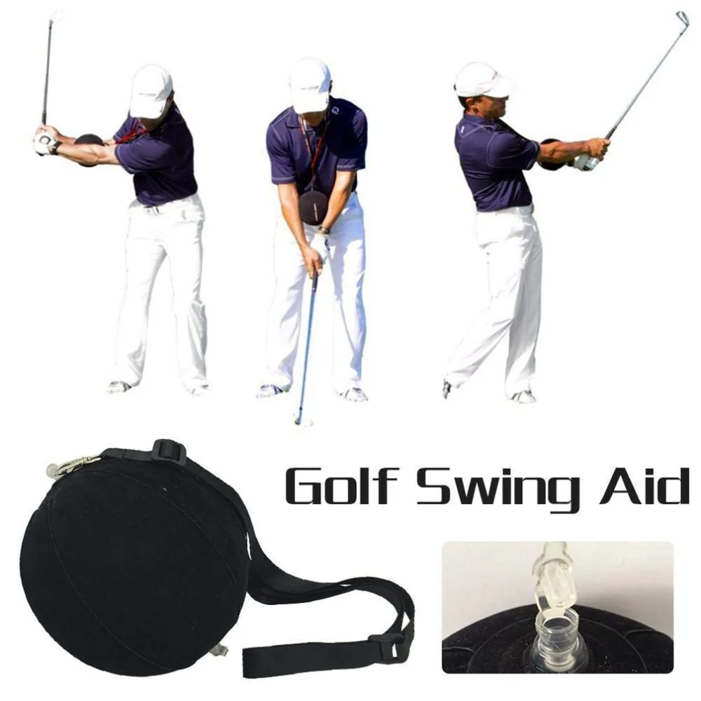Golf Swing Trainer Ball With Golf Smart Inflatable Assist Posture Correction Training For Golfers Beginer Black With Air Pump
Golf Swing Trainer Ball With Golf Smart Inflatable Assist Posture Correction Training For Golfers Beginer Black With Air Pump