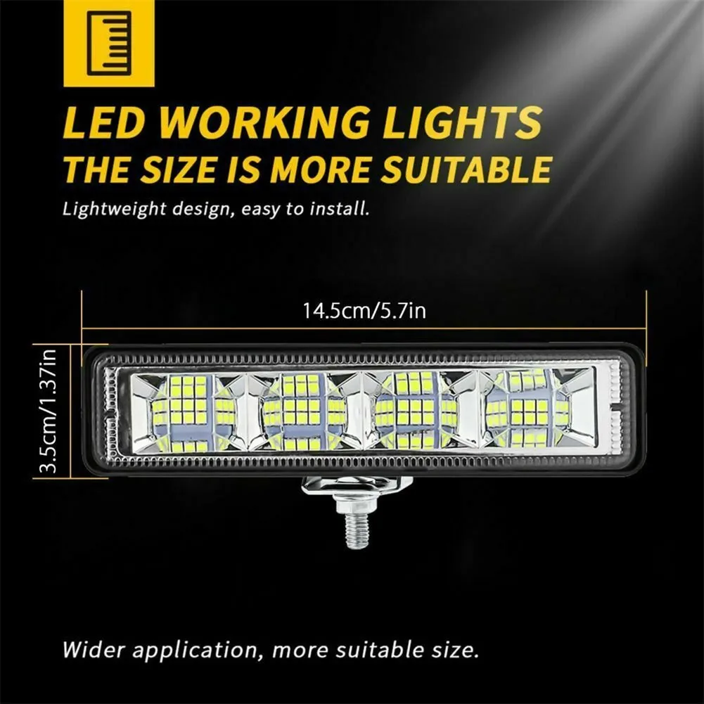 2pcs 6Inch 72W LED Work Light Bar Flood Fog Lamp Driving Lights Strip Bulbs 4WD For Boat Off-Road Jeep Pick Up Truck SUV ATV
2pcs 6Inch 72W LED Work Light Bar Flood Fog Lamp Driving Lights Strip Bulbs 4WD For Boat Off-Road Jeep Pick Up Truck SUV ATV