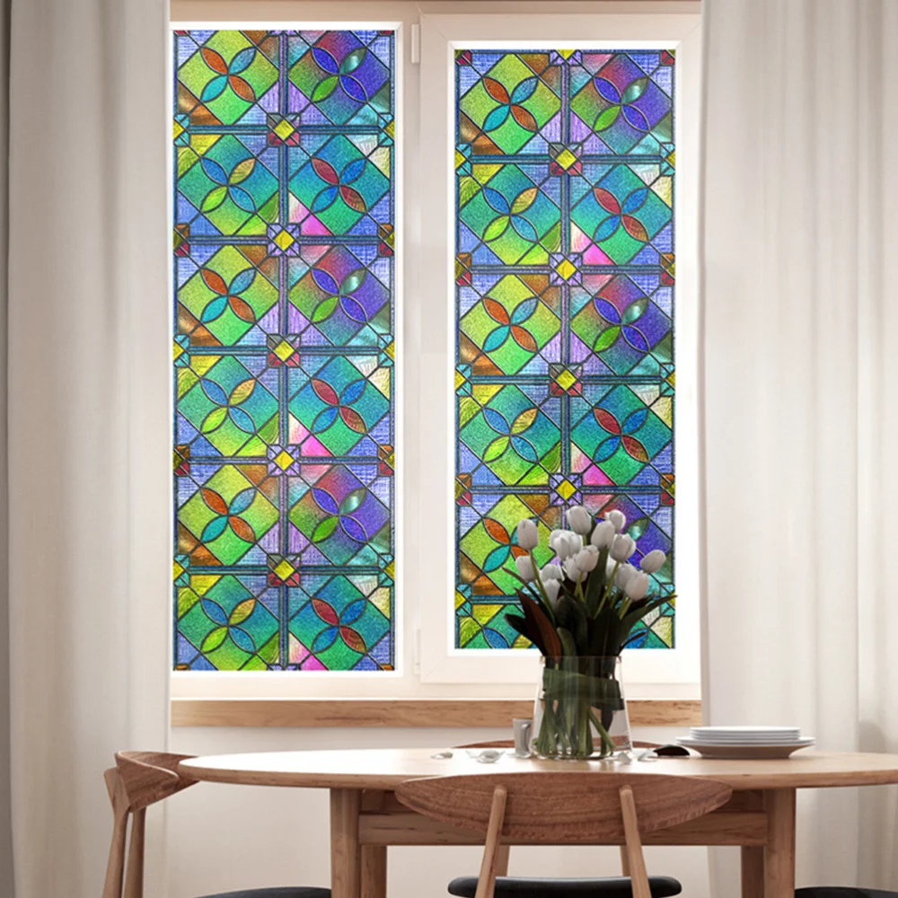 1Pc Window Privacy Film Static Window Cling Removable Window Glass Sticker
1Pc Window Privacy Film Static Window Cling Removable Window Glass Sticker