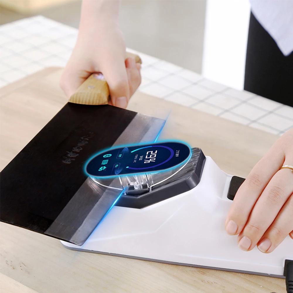 Electric Knife Sharpener Adjustable USB For Kitchen Knives Tool Knife Scissor Sharpening White medium and fine grinding blade
Electric Knife Sharpener Adjustable USB For Kitchen Knives Tool Knife Scissor Sharpening White medium and fine grinding blade