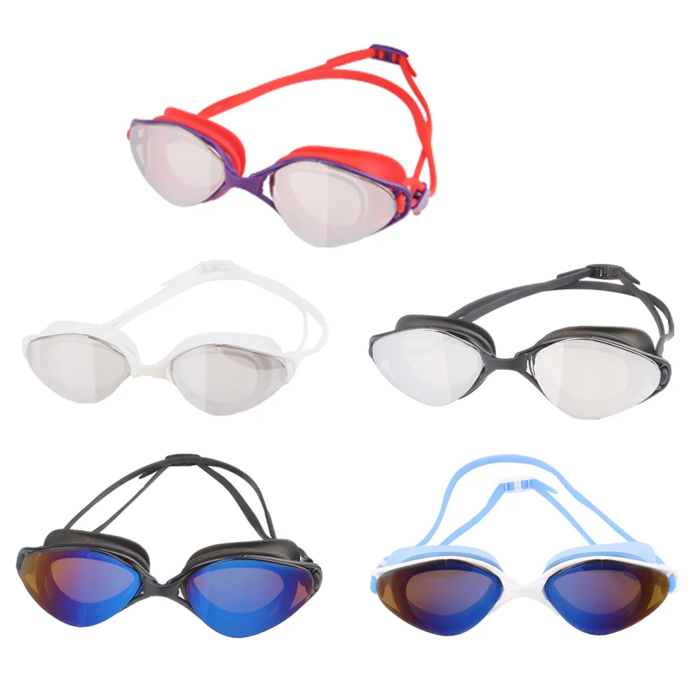

Swimming Goggles Women Men Adjustable Electroplate UV Protect Waterproof Anti Fog Eyewear Swim Pool Diving Water Glasses