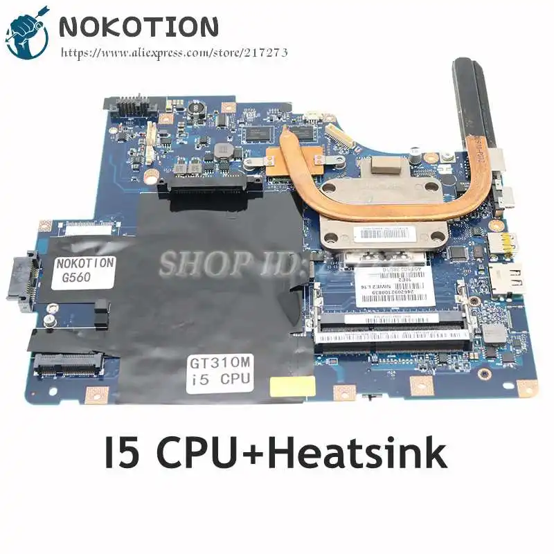 NOKOTION NIWE2 LA-5752P For Lenovo G560 Motherboard I5+Radiator Fit For LA-5754P for Lenovo G565 Z565 Motherboard
NOKOTION NIWE2 LA-5752P For Lenovo G560 Motherboard I5+Radiator Fit For LA-5754P for Lenovo G565 Z565 Motherboard