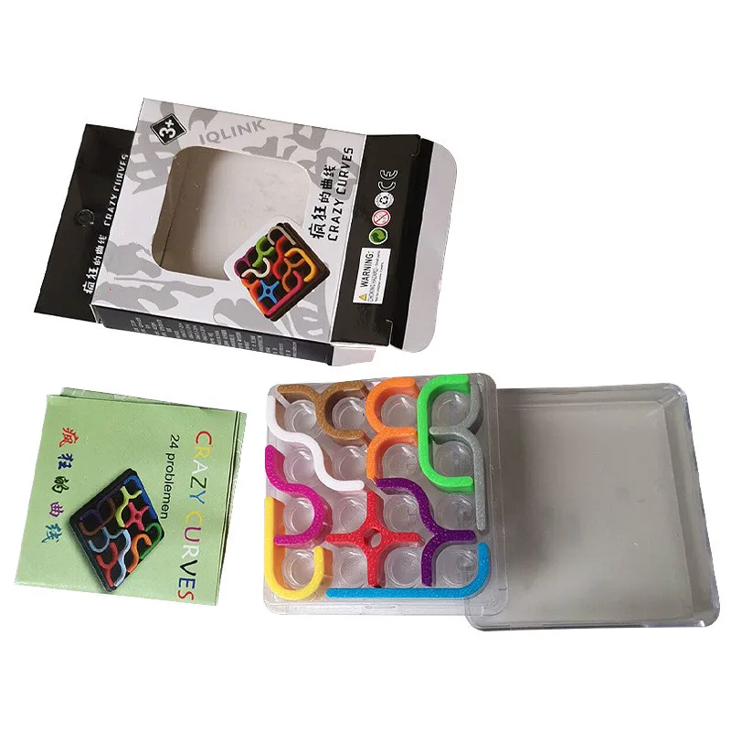 6cm Small Creative Children's Puzzle Crazy Curve Intelligence Toy 3d Crystal Puzzle Wooden Learning Toys for Children
6cm Small Creative Children's Puzzle Crazy Curve Intelligence Toy 3d Crystal Puzzle Wooden Learning Toys for Children