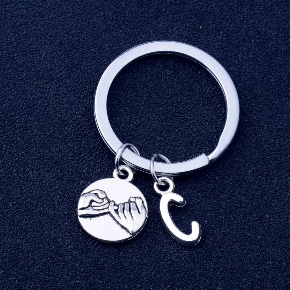 12PC Letter C Pinky Swear Gesture Charm Pendant Keyrings Friends Lovers Couples Promise Gifts Key Chains Men Women Girls Jewelry
12PC Letter C Pinky Swear Gesture Charm Pendant Keyrings Friends Lovers Couples Promise Gifts Key Chains Men Women Girls Jewelry