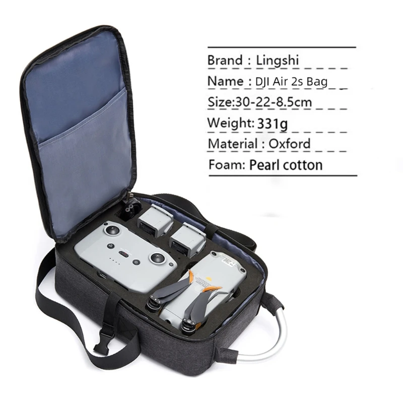 Storage Handbag Backpack Portable Shoulder Bag Shockproof Carry Case for D-JI Mavic Air 2S Drone
Storage Handbag Backpack Portable Shoulder Bag Shockproof Carry Case for D-JI Mavic Air 2S Drone