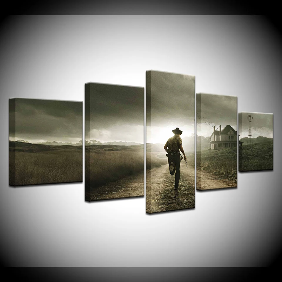 Canvas print art 5 panel printed modular painting Zombie walk dead Modern home decor wall art picture for living room Artwork
Canvas print art 5 panel printed modular painting Zombie walk dead Modern home decor wall art picture for living room Artwork