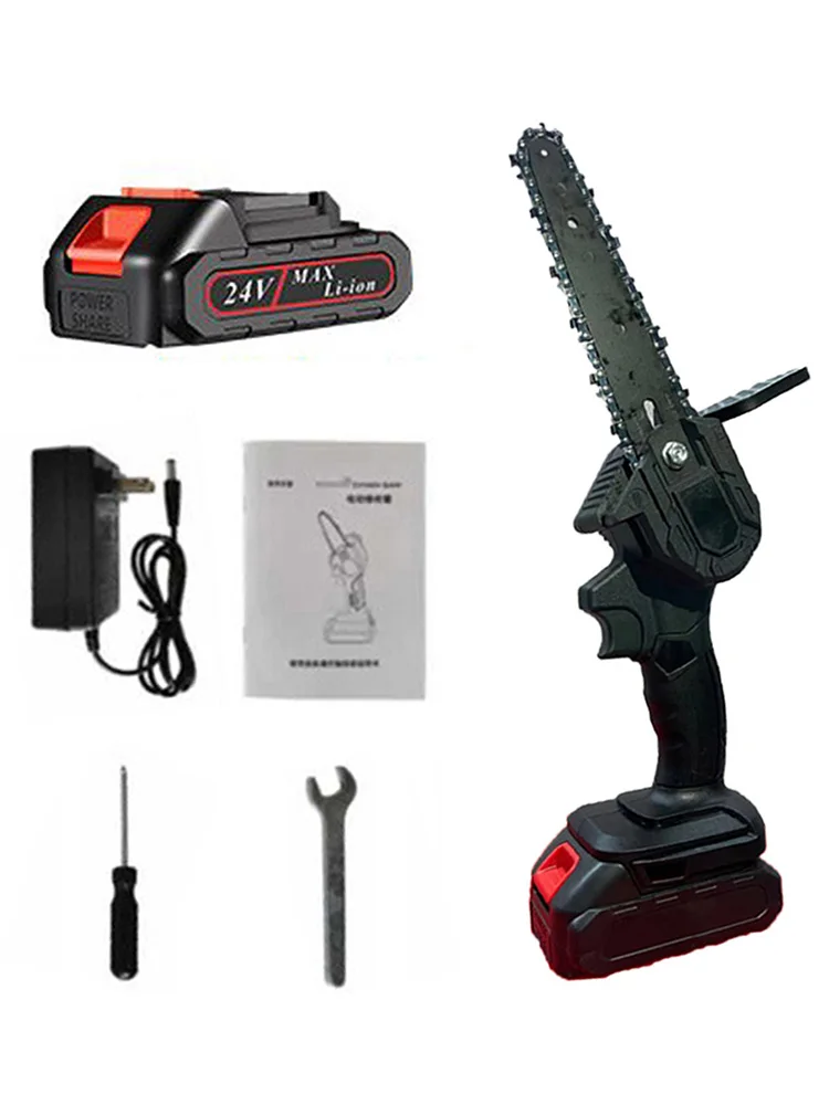 550W Pruning Saw 6-Inch Handheld Cordless Electric Chainsaws Removable For Fruit Tree Garden Trimming With Lithium Battery One
550W Pruning Saw 6-Inch Handheld Cordless Electric Chainsaws Removable For Fruit Tree Garden Trimming With Lithium Battery One