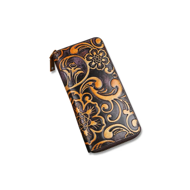 Jojopugo Handmade Embossing Ladies Purse Top Quality Real Cow Leather Designer Handmade Hand Painted Purses & Wallet
Jojopugo Handmade Embossing Ladies Purse Top Quality Real Cow Leather Designer Handmade Hand Painted Purses & Wallet