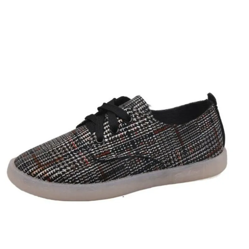 New women's single shoes fashion lace-up striped cloth surface non-slip cloth surface striped round head flat casual shoes women
New women's single shoes fashion lace-up striped cloth surface non-slip cloth surface striped round head flat casual shoes women