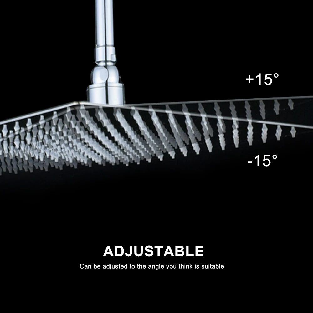 8 Inches LED Rain Shower Head Square Shower Head Water Automatically 3 Color-Changing Temperature Sensor Showerhead For Bathroom
8 Inches LED Rain Shower Head Square Shower Head Water Automatically 3 Color-Changing Temperature Sensor Showerhead For Bathroom