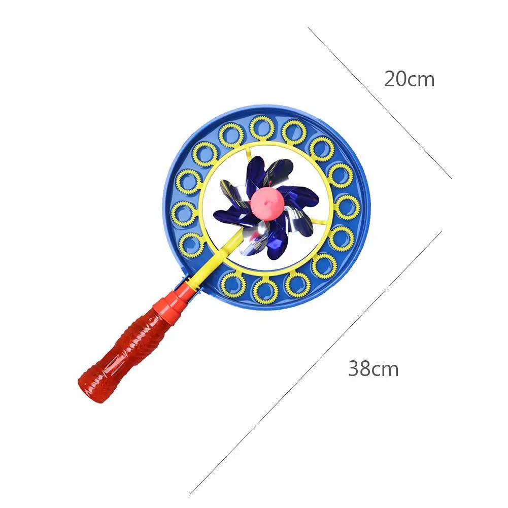 Children Handheld Colorful Windmill Manual Bubble Blowing Wand Stick Parent-child Outdoor Interactive Educational Games Toy Gift
Children Handheld Colorful Windmill Manual Bubble Blowing Wand Stick Parent-child Outdoor Interactive Educational Games Toy Gift