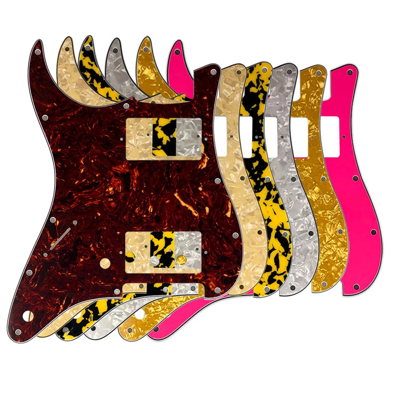 Guitar Pickguard - For FD Strat Left Handed 11 Screw Holes HH PAF Humbucker Scratch Plate 2 Control Holes Various Color Choice
Guitar Pickguard - For FD Strat Left Handed 11 Screw Holes HH PAF Humbucker Scratch Plate 2 Control Holes Various Color Choice