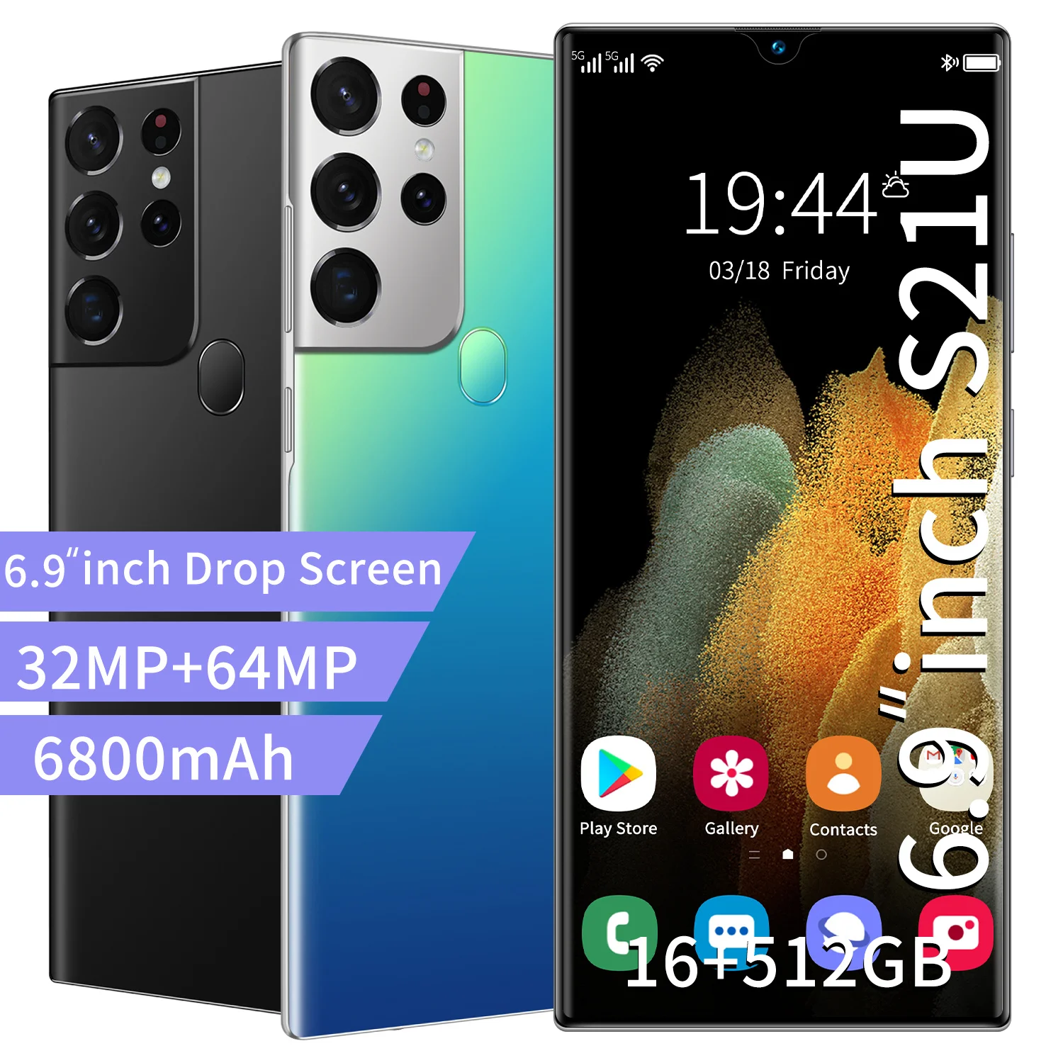 Fingerprint Pictures S21U Smartphone Global Version 16GB 512GB Android11 Snapdragon 888 6800mAh 32MP 64MP Camera Face ID
Fingerprint Pictures S21U Smartphone Global Version 16GB 512GB Android11 Snapdragon 888 6800mAh 32MP 64MP Camera Face ID