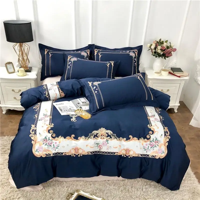 34Blue Pink Luxury 60S Egyptian cotton Royal Embroidery Bedding Set Duvet Cover Bed Sheet/Linen Pillowcases Queen King Size 4pcs
34Blue Pink Luxury 60S Egyptian cotton Royal Embroidery Bedding Set Duvet Cover Bed Sheet/Linen Pillowcases Queen King Size 4pcs