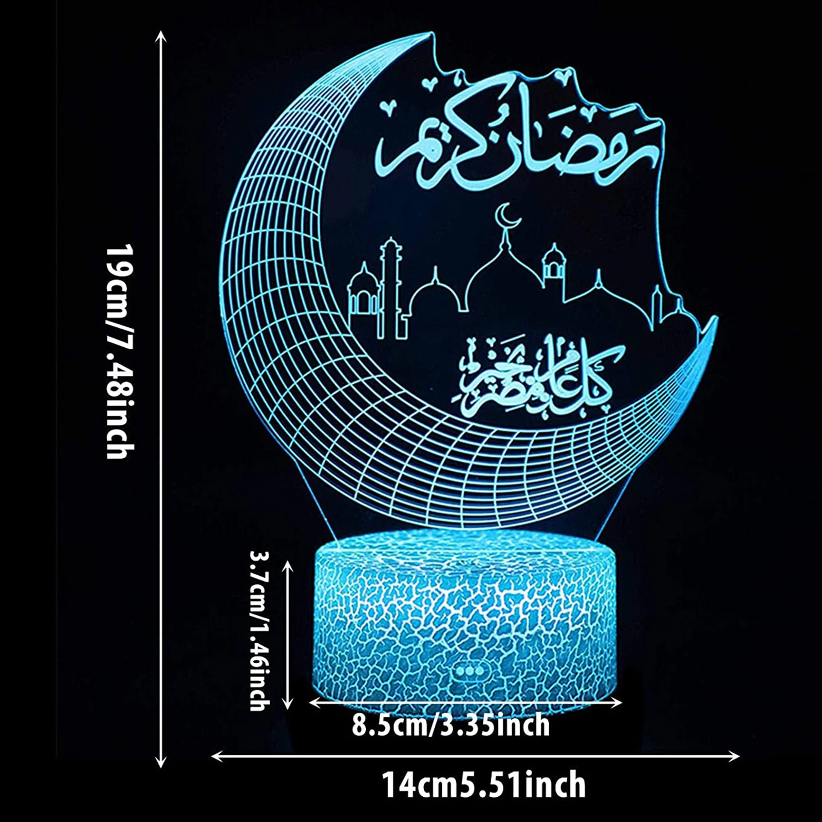 3D Ramadan Night Light Touch Remote Control Ramadan 3D Table Night Lamp Ramadan Mubarak Lamp Ramadan Muslim Eid LED Night Lights
3D Ramadan Night Light Touch Remote Control Ramadan 3D Table Night Lamp Ramadan Mubarak Lamp Ramadan Muslim Eid LED Night Lights