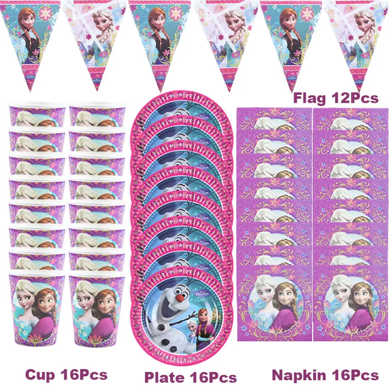 60pcs/Disney Frozen Theme Happy Girls Birthday Party Decoration Party Supplies Cup Plate Napkin Disposable Tableware Set
60pcs/Disney Frozen Theme Happy Girls Birthday Party Decoration Party Supplies Cup Plate Napkin Disposable Tableware Set