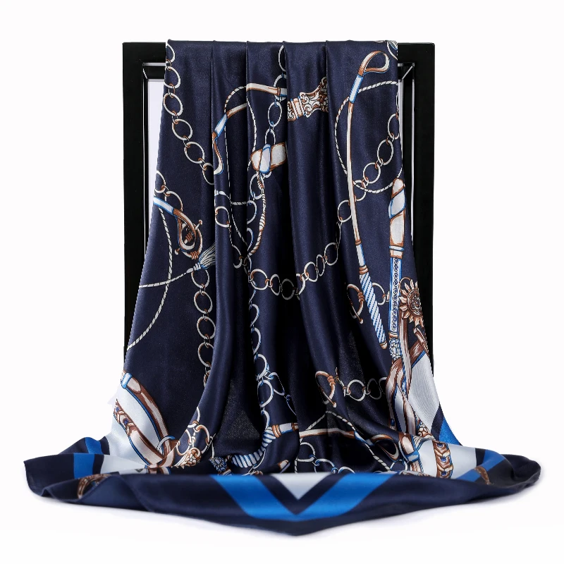 Fashion Shawl Hair Scarf Women Print Silk Satin Hijab 90*90cm Square Neckerchief Ladies bandanna muffler foulard sunscreen pareo
Fashion Shawl Hair Scarf Women Print Silk Satin Hijab 90*90cm Square Neckerchief Ladies bandanna muffler foulard sunscreen pareo
