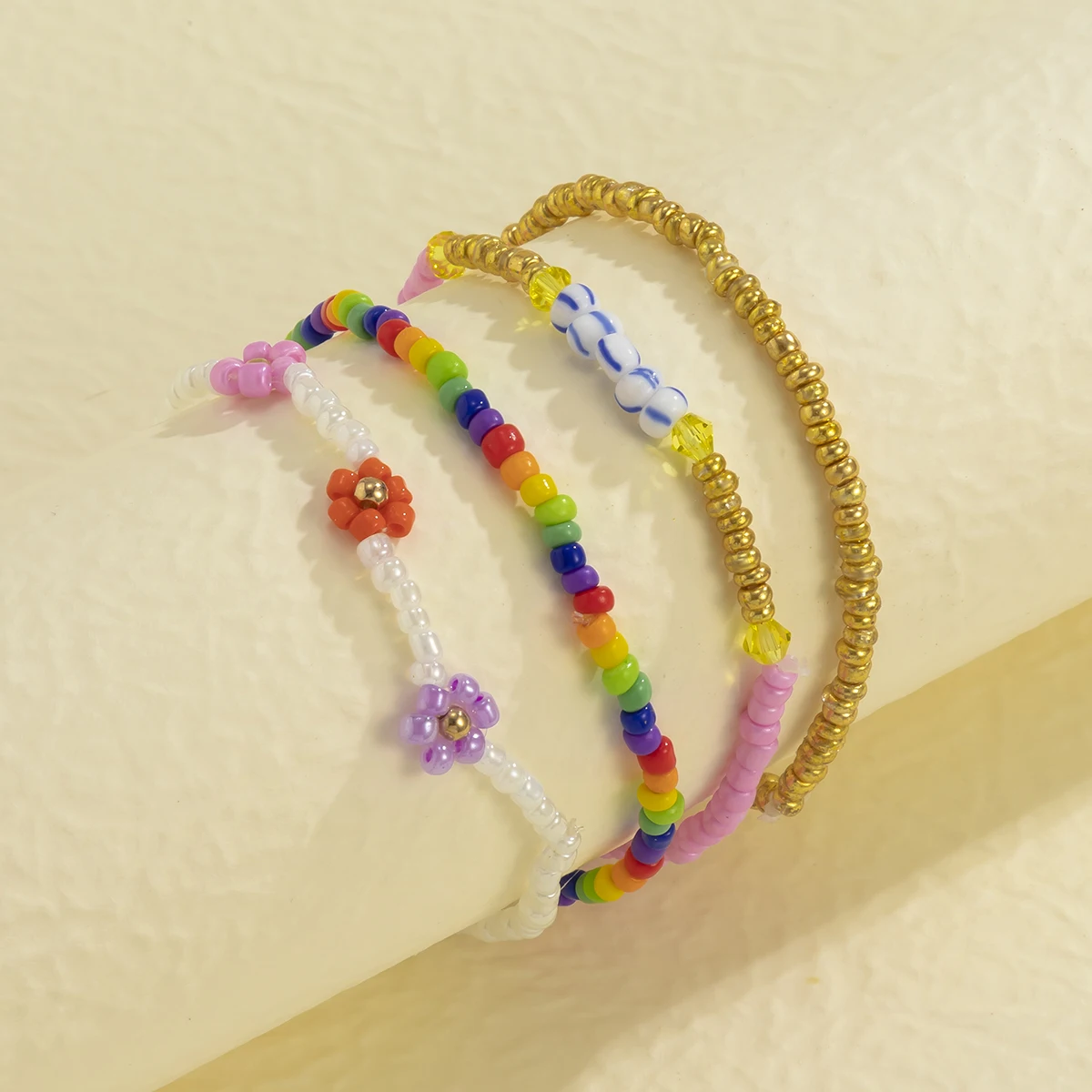 PuRui Y2K Rainbow Beads Bracelets for Women Bohemia Layered Hand Chain Jewelry Charms Flower Colorful Bracelets Set Jewelry 2021
PuRui Y2K Rainbow Beads Bracelets for Women Bohemia Layered Hand Chain Jewelry Charms Flower Colorful Bracelets Set Jewelry 2021