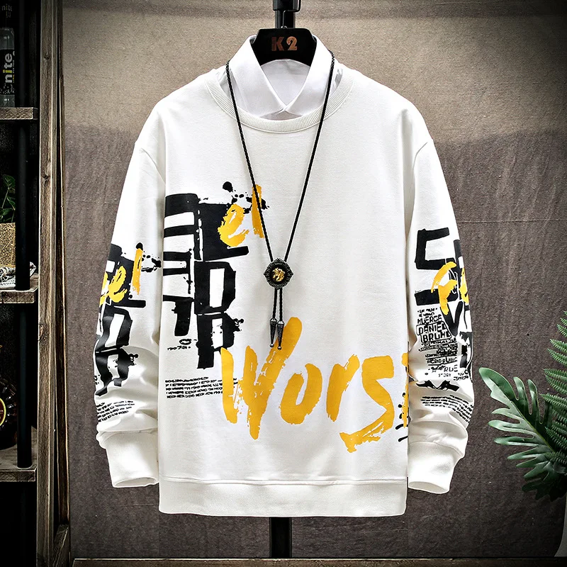 Hip Hop Sweatshirt Men Autumn Letter Printed Hoodies Men'sTrend Loose Casual Streetwear HipHop Hoodie Size 3XL
Hip Hop Sweatshirt Men Autumn Letter Printed Hoodies Men'sTrend Loose Casual Streetwear HipHop Hoodie Size 3XL