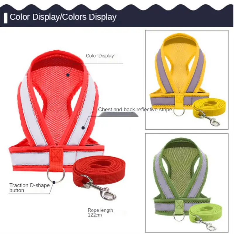 Pet Dog Reflective Harness Vest Doggy Adjustable Sports Traction Rope Small Medium Dogs Puppy Supplies Chien Outdoor Accessories
Pet Dog Reflective Harness Vest Doggy Adjustable Sports Traction Rope Small Medium Dogs Puppy Supplies Chien Outdoor Accessories