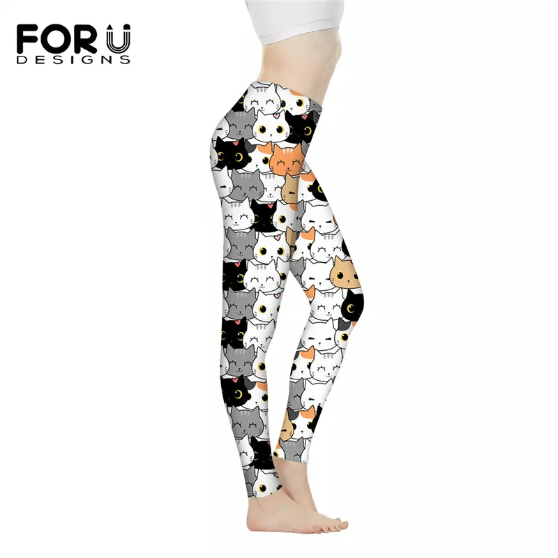 FORUDESIGNS Women Workout Gym Yoga Pants Cute Cat Printed High Waist Fitness Tights Sport Leggings Plus Size Clothing Pant Mujer
FORUDESIGNS Women Workout Gym Yoga Pants Cute Cat Printed High Waist Fitness Tights Sport Leggings Plus Size Clothing Pant Mujer