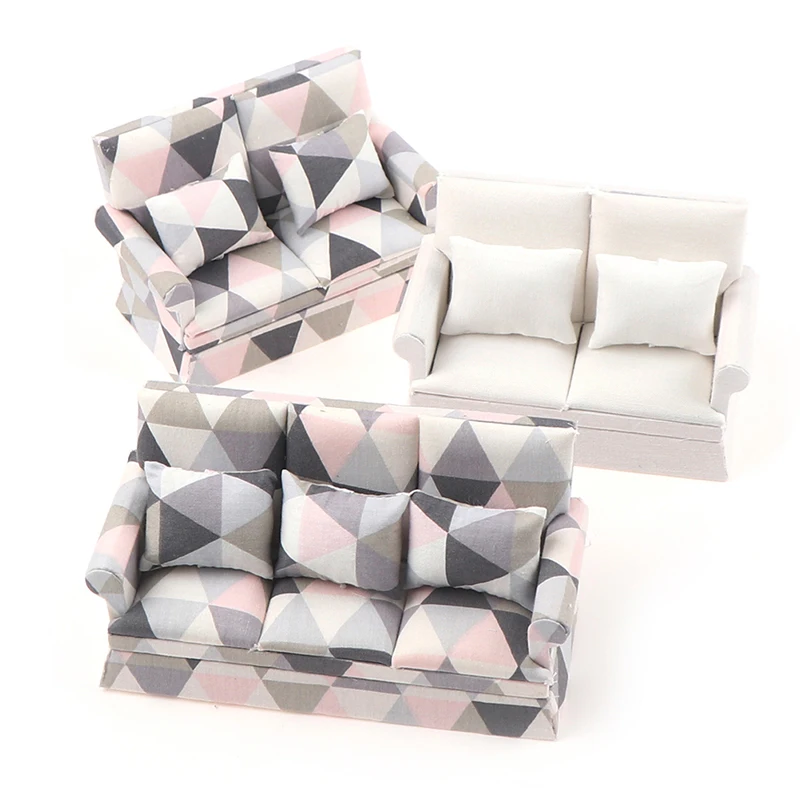 1:12 Mini Dollhouse Cloth Sofa Plaid Sofa Cushion Set Dolls Room Decor For Dollhouse Decals
1:12 Mini Dollhouse Cloth Sofa Plaid Sofa Cushion Set Dolls Room Decor For Dollhouse Decals