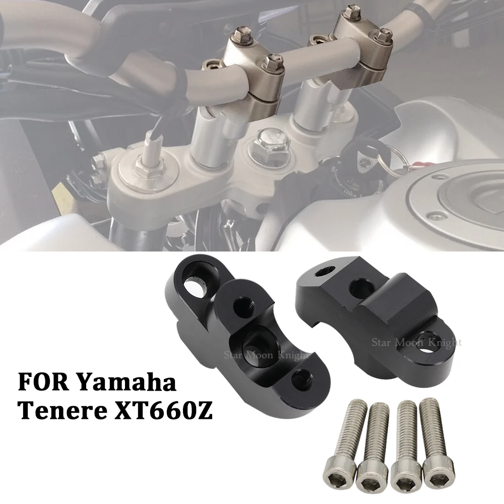 FOR YAMAHA XT660Z Tenere XT 660Z Handlebar Riser Barback For 22mm 7/8" Handlebar Motorcycle accessories handlebar riser clamp
FOR YAMAHA XT660Z Tenere XT 660Z Handlebar Riser Barback For 22mm 7/8" Handlebar Motorcycle accessories handlebar riser clamp