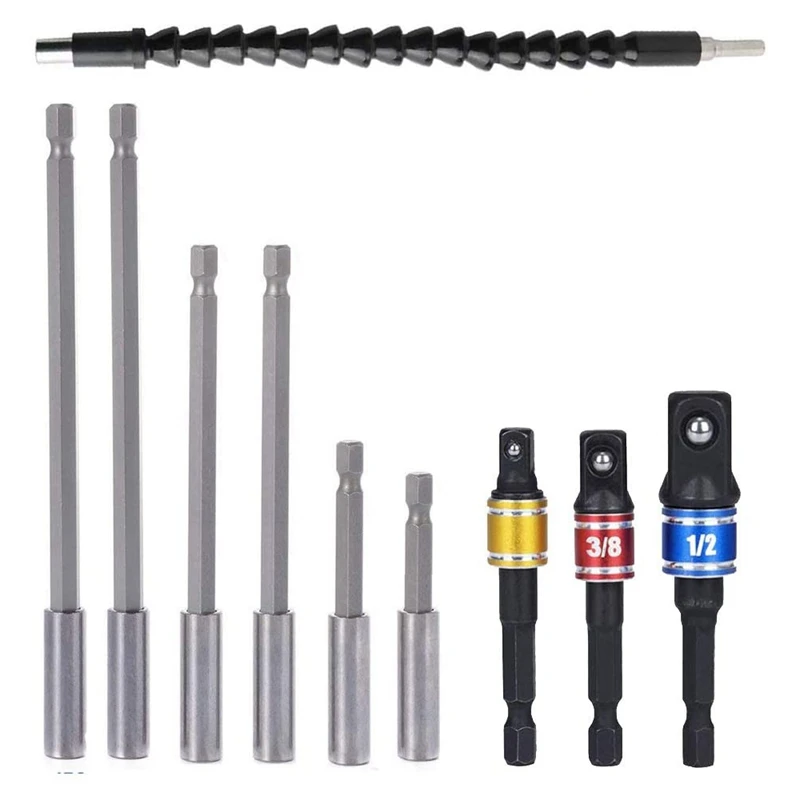 6 Pcs магнетический сверло Держатель Расширение 3Pcs ударная головка квадратная гайка сменная насадка для отвёртки 1 шт гибкий удлинитель отве...
6 Pcs магнетический сверло Держатель Расширение 3Pcs ударная головка квадратная гайка сменная насадка для отвёртки 1 шт гибкий удлинитель отве...