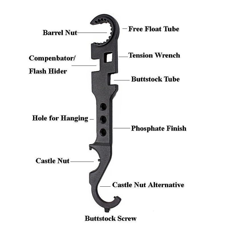 Набор гаечных ключей Armorers, комплект инструментов для оружия AR15 M4 M16, аксессуары для охотничьего ружья
Набор гаечных ключей Armorers, комплект инструментов для оружия AR15 M4 M16, аксессуары для охотничьего ружья