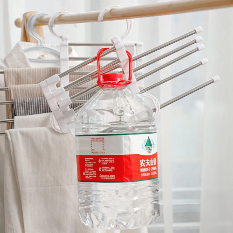 5 Layers Hanger Stainless Steel Storage Pants Hangers Tie Clips Drying Racks Telescopic Pants Rack Double Hanging Hook Save
5 Layers Hanger Stainless Steel Storage Pants Hangers Tie Clips Drying Racks Telescopic Pants Rack Double Hanging Hook Save