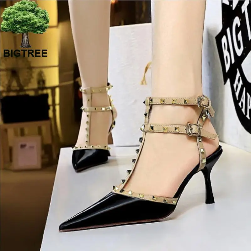 2021 Summer Women Fetish High Heels Rivets Studded Sandals Lady Sandles Stiletto Green Heels Gladiator Pumps Stripper Shoes
2021 Summer Women Fetish High Heels Rivets Studded Sandals Lady Sandles Stiletto Green Heels Gladiator Pumps Stripper Shoes